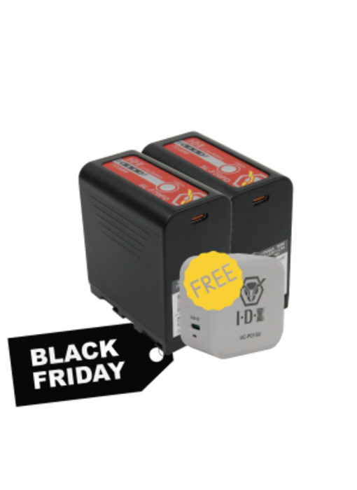 IDX 2x SL-F70/PD batteries, 1x FREE UC-PD1SU - Promo - Black Friday