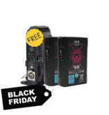 IDX 2x CUE-J98 Batteries & 1x FREE VL-2X - PROMO.CUE-J98/2X - Black Friday