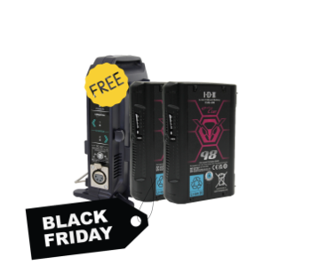 IDX 2x CUE-J98 Batteries & 1x FREE VL-2X - PROMO.CUE-J98/2X - Black Friday