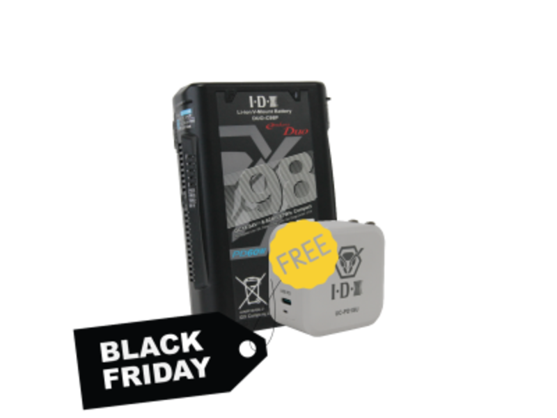 IDX 1x DUO-C98P Battery & 1x FREE UC-PD 1SU Charger - PROMO - Black Friday