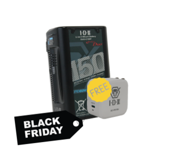 IDX PROMO.DUOC150P/PD1  - 2x CUE-J150 Batteries & 1x FREE VL-2X