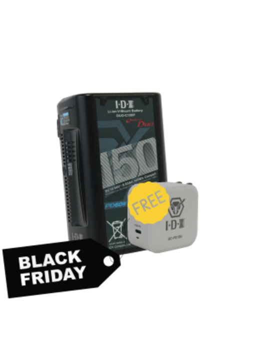 IDX PROMO.DUOC150P/PD1  - 2x CUE-J150 Batteries & 1x FREE VL-2X