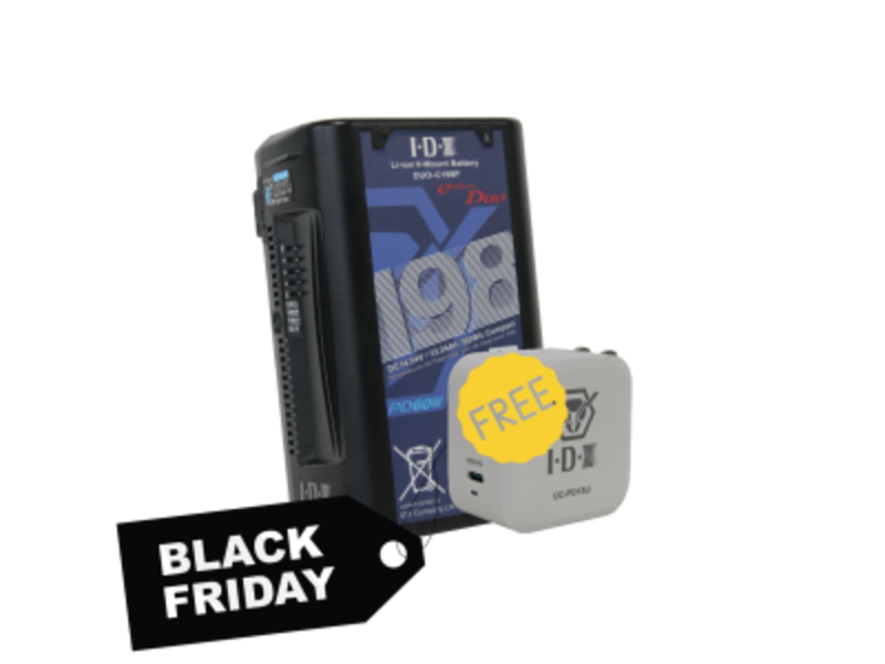 IDX 1x DUO-C198P Battery & 1x FREE UC-PD1SU Charger - PROMO - Black Friday