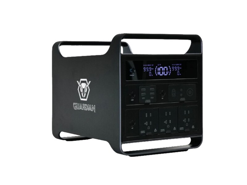 IDX 2008 Wh capacity for reliable power supply on the go, nominal power 2000 W / peak power up to 3000 W (<1 second)