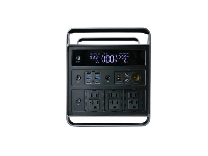 IDX 2008 Wh capacity for reliable power supply on the go, nominal power 2000 W / peak power up to 3000 W (<1 second)