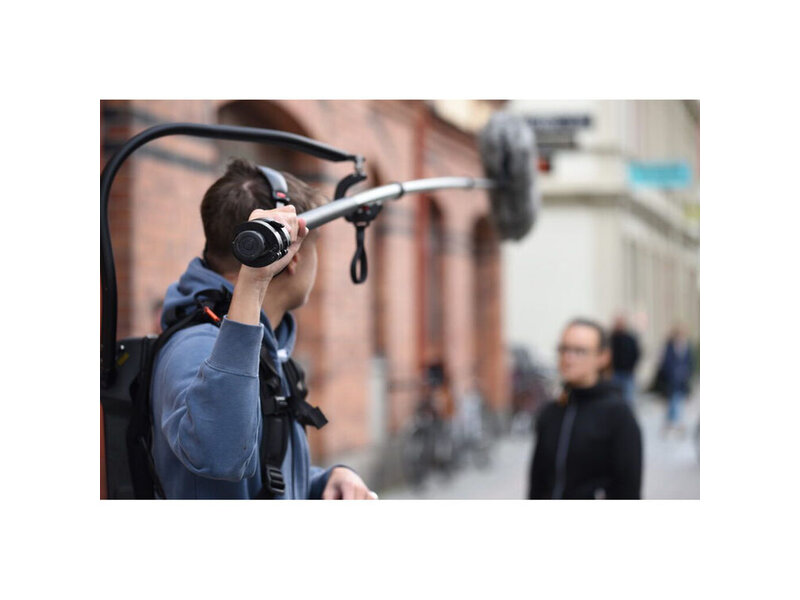 Easyrig This Boom Pole Counterweight from 16x9 works with boom poles when use with the Easyrig Boom Rig.