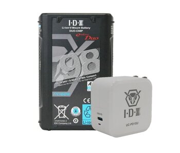 IDX 1x DUO-C98P Battery & 1x FREE UC-PD1SU Charger - PROMO.DUOC98P/PD1