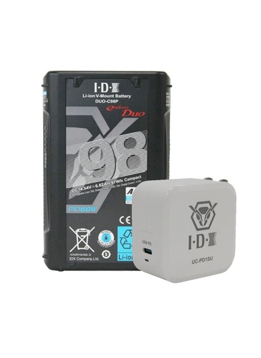 IDX PROMO.DUOC150P/PD1  - 2x CUE-J150 Batteries & 1x FREE VL-2X