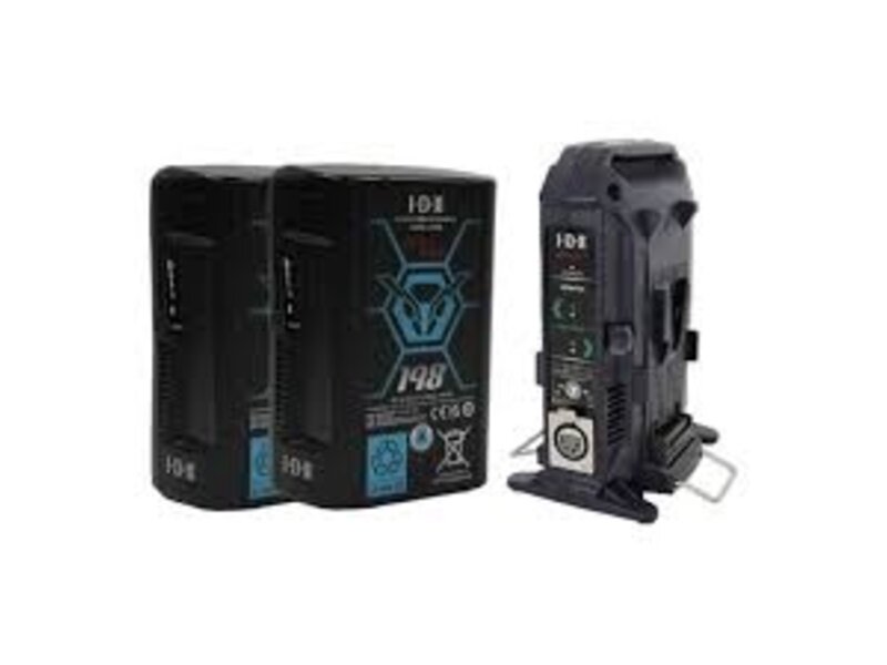 IDX 2x CUE-J198 Batteries & 1x FREE VL-2X - PROMO - Black Friday