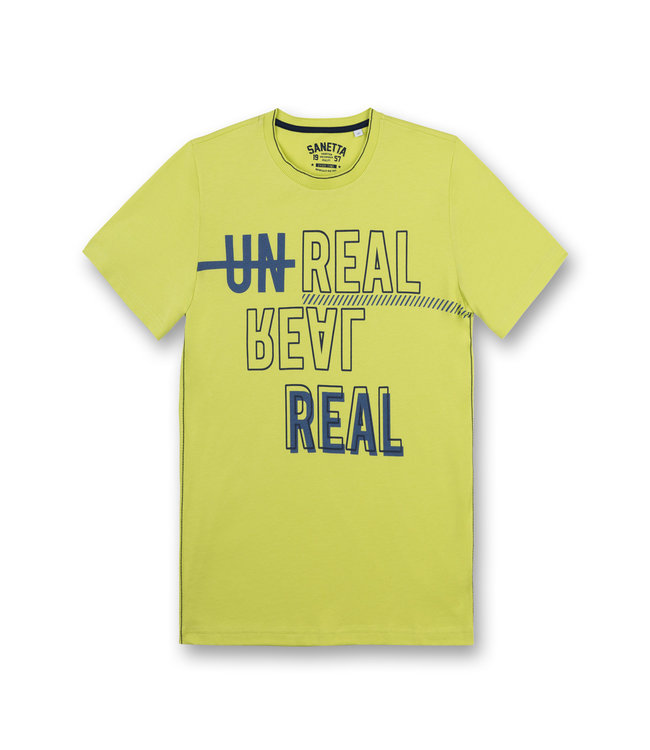 Sanetta Boys T-shirt Un Real Fluo Yellow