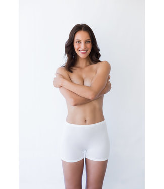 Dames Panty Short White