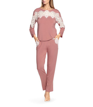 Coemi Antonia Pyjama Blush/Cream C502