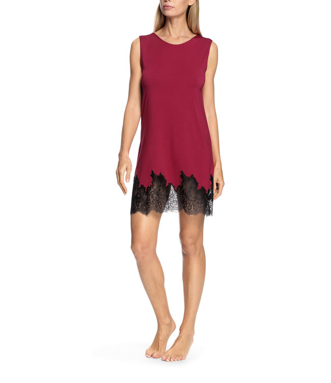 Coemi Valentina Nightdress Chianti/Black C209