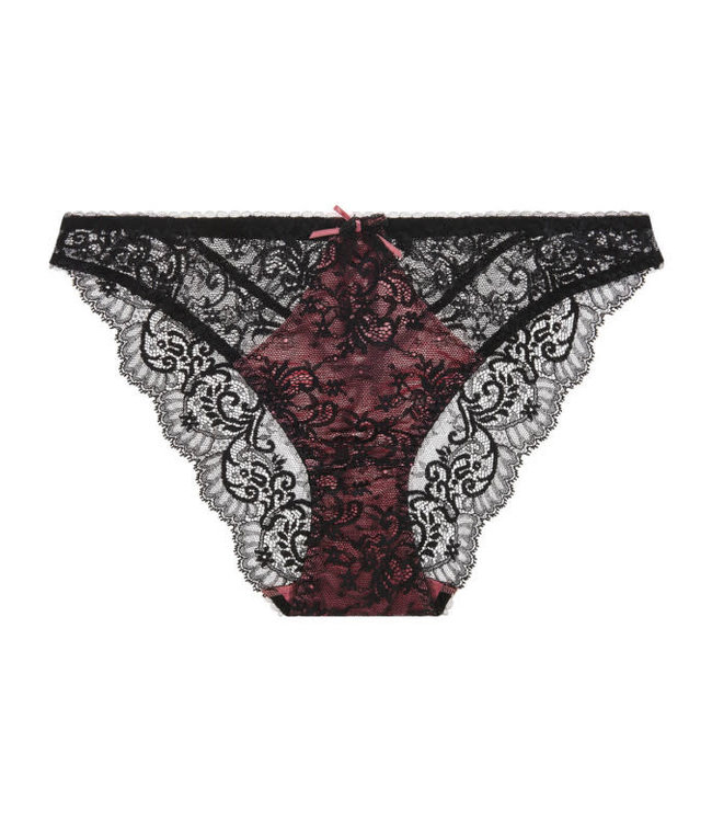 Aubade Paris Italiaanse Slip Courbes Divine Charme Noir