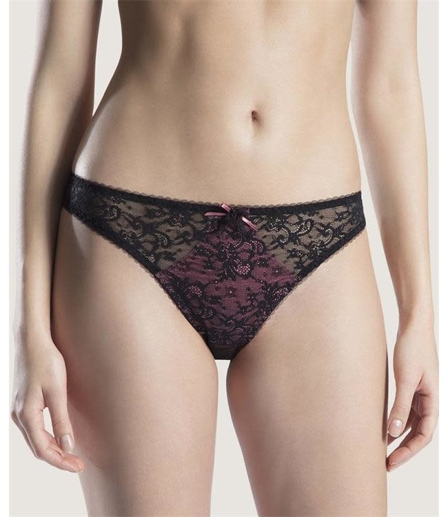 Aubade Paris Italiaanse Slip Courbes Divine Charme Noir