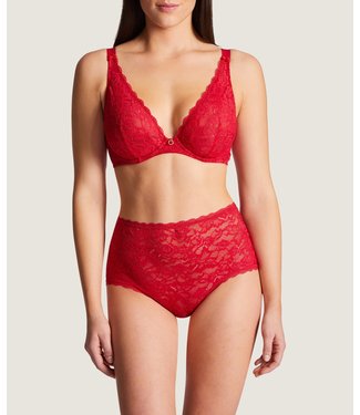 Aubade Paris Triangle Plunge Bh Rosessence Gala Rouge