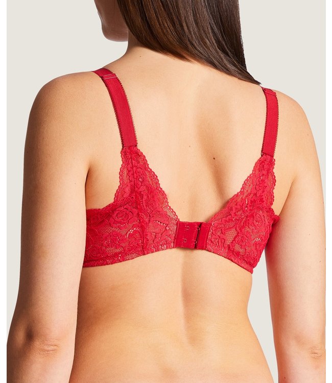 Aubade Paris Triangle Plunge Bh Rosessence Gala Rouge