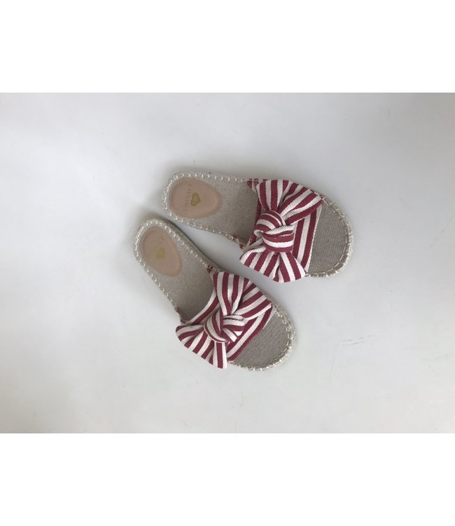Twin-Set Slipper 201LMPZRR Bicolor True Red/Ottico
