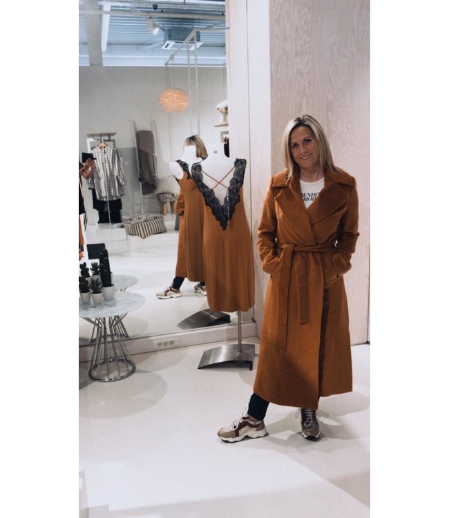 Twin-Set Mantel Terracotta 202LI2CAA