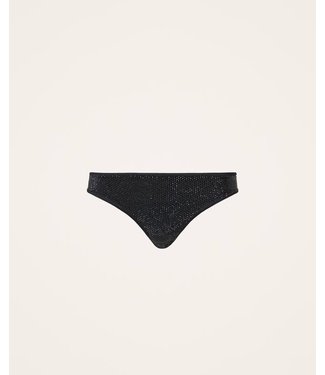 Twin-Set Brasilian Slip Rhinestone Black
