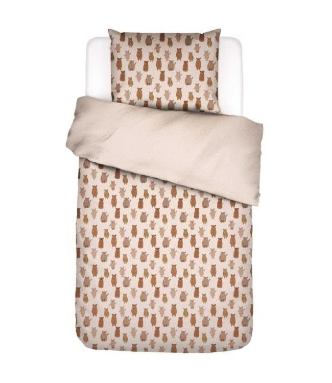 Covers & Co Beary Much Brown Dekbedovertrek
