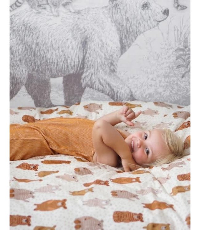 Covers & Co Beary Much Brown Dekbedovertrek