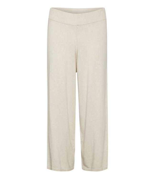 Mallory Knit Pants Pastel Parchme