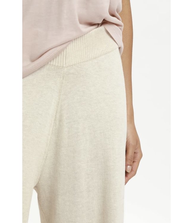 Mallory Knit Pants Pastel Parchme