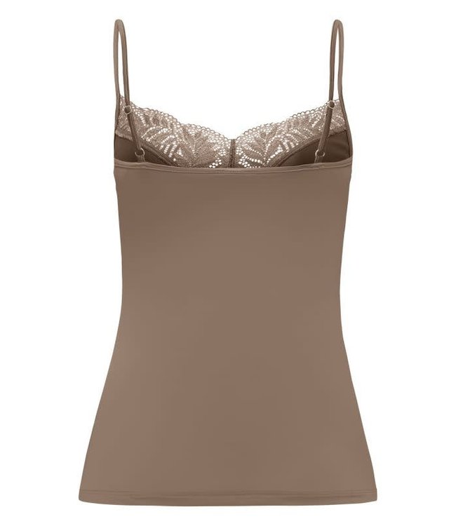 Hanro Spaghetti Top Irini Seagrass