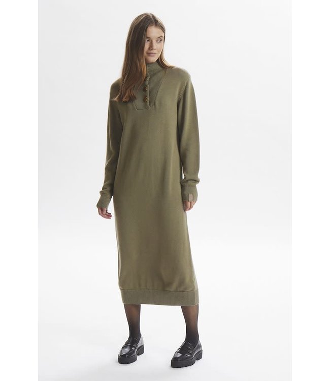 Evnia Knit Dress Vetiver Melange