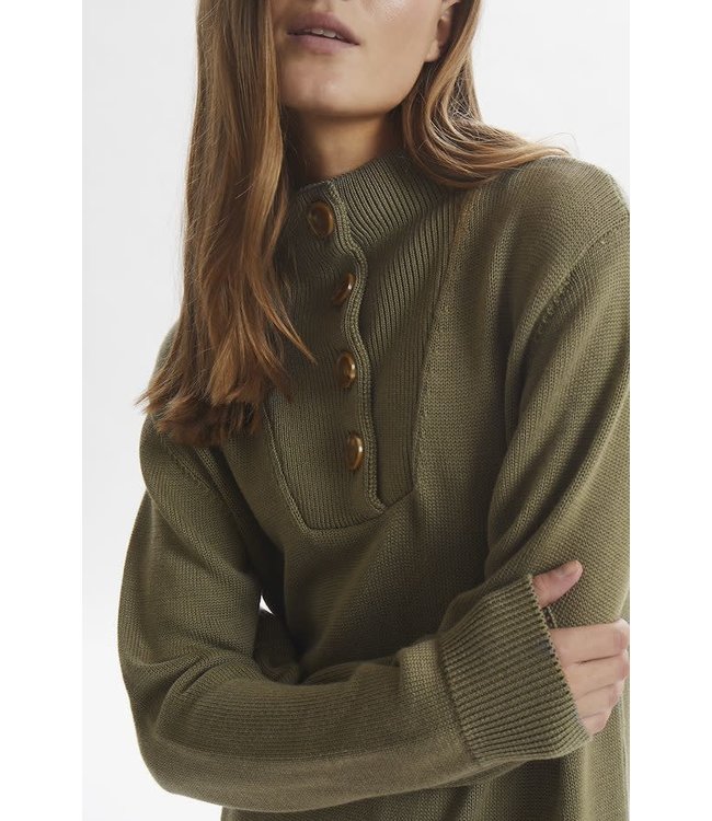 Evnia Knit Dress Vetiver Melange