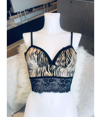 Twin-Set Bralette St.Tigre/Nero