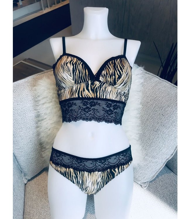 Twin-Set Bralette St.Tigre/Nero