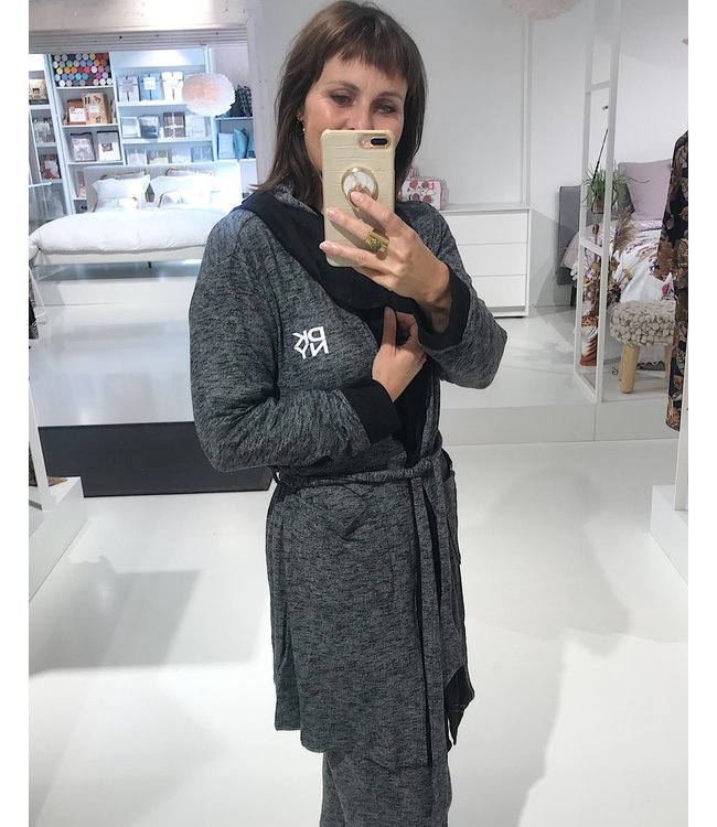 DKNY Kamerjas Here To Chill Black Marled