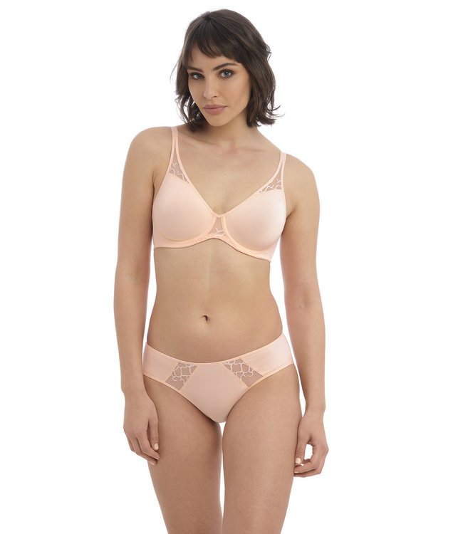 Wacoal Lisse Moulded Non Padded Bra Peach Blush