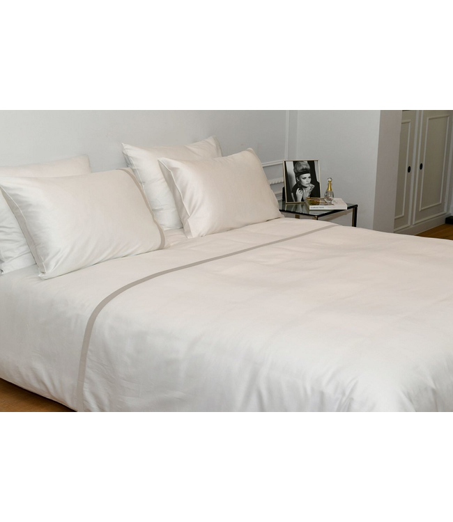 Passion Home Linen Ribbon Dekbedovertrek New Grey