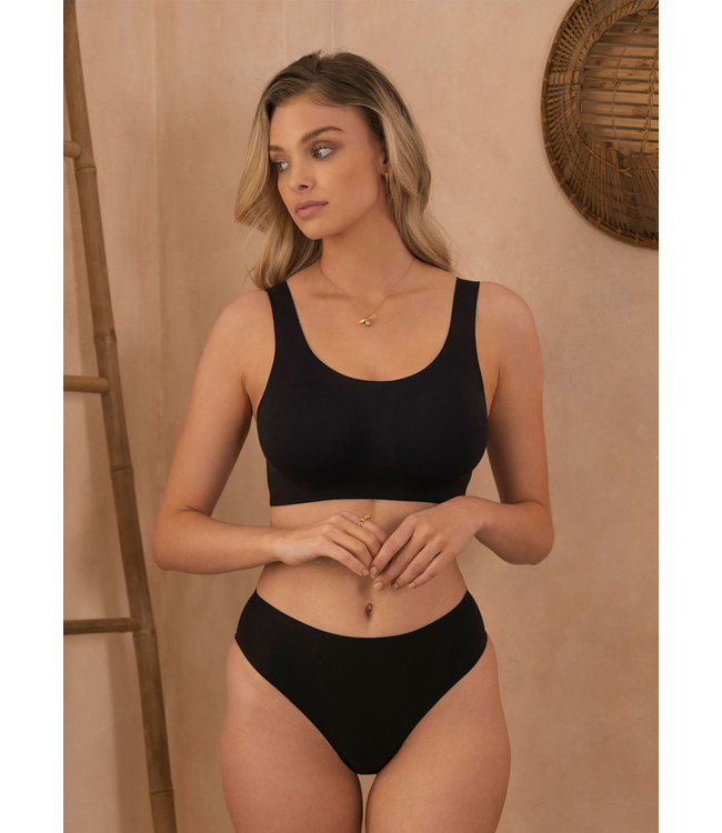 Fantasie Smoothease Invisible Stretch Thong Black