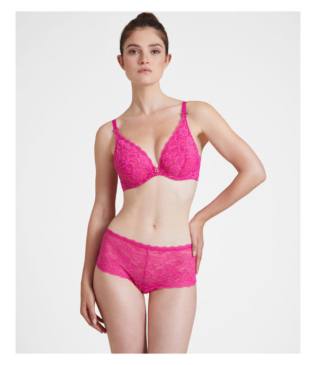 Aubade Paris Plunge Foulard Bh Rosessence Fuchsia