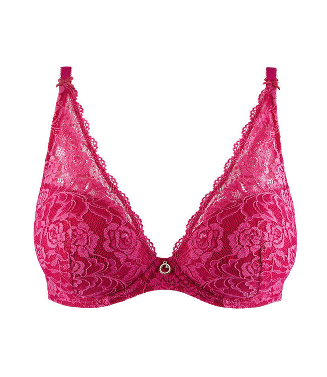 Aubade Paris Plunge Foulard Bh Rosessence Fuchsia