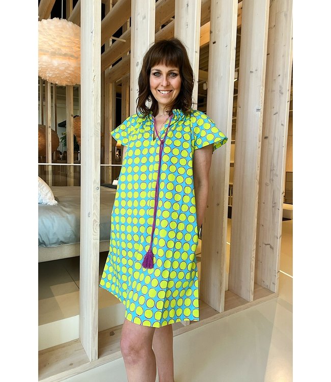 Twin-Set Woven Dress Dots Print