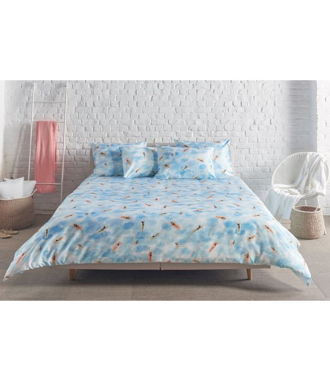 Passion Home Linen Surf With Me Dekbedovertrek Blue