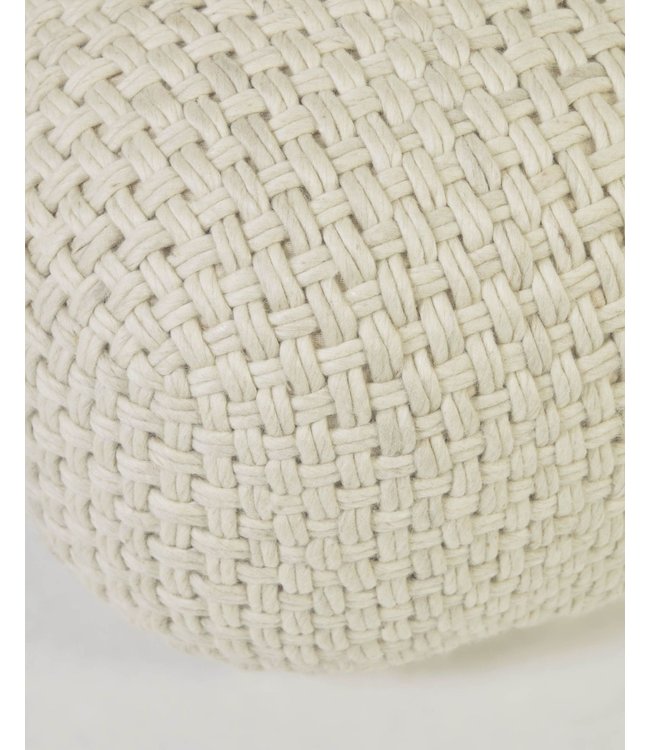 Betty Round 100% Wool Pouffe
