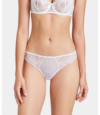 Aubade Paris Tanga Fleur De Tattoo Blanc