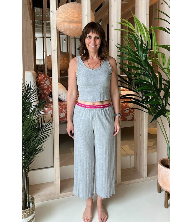 DKNY In With The New Top & Pants Grey Heather