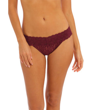 Wacoal Halo Lace Bikini Brief Zinfandel