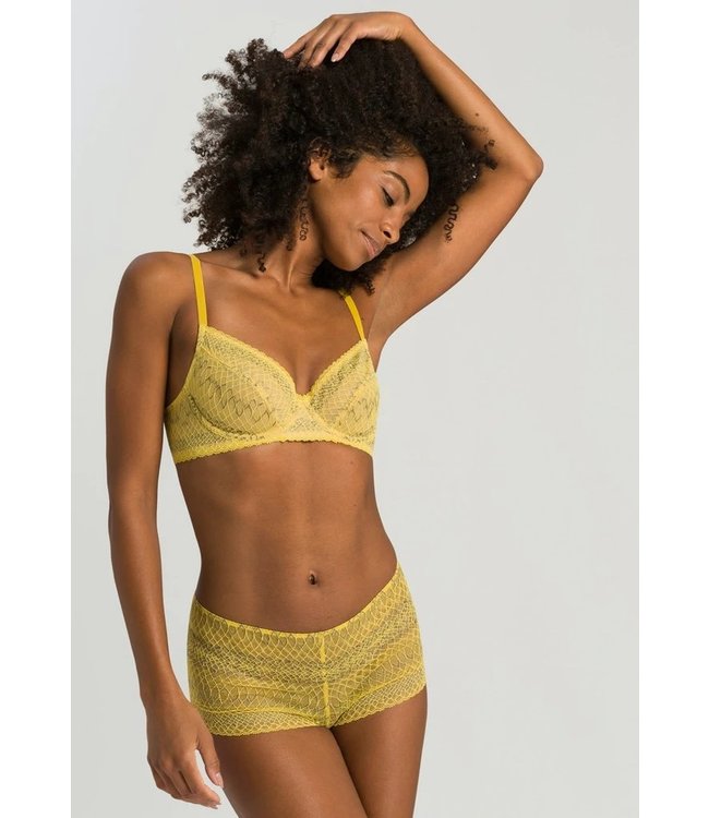 Hanro Thalie Brazilian Slip Animal Lace Fresia