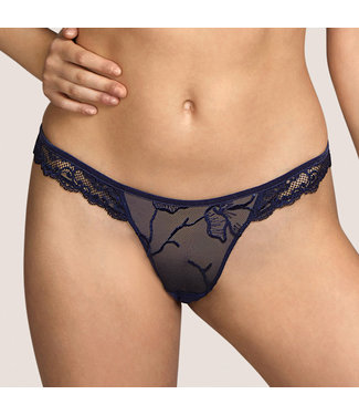 Edurne Italian Slip Water Blue