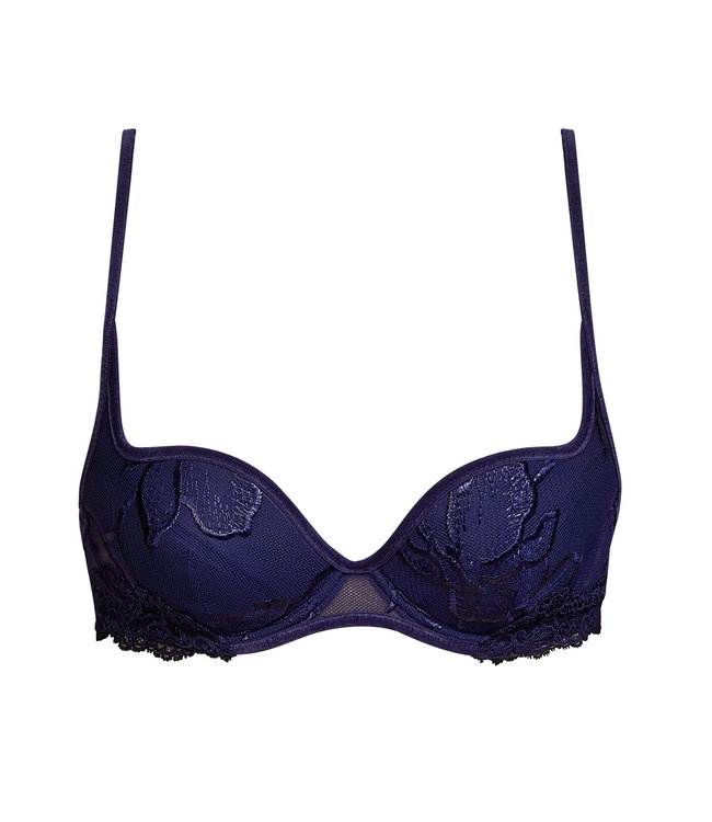 Edurne Padded Bra Deep Plunge Water Blue