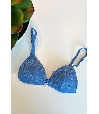 Twin-Set Triangle Bra Powder Blue