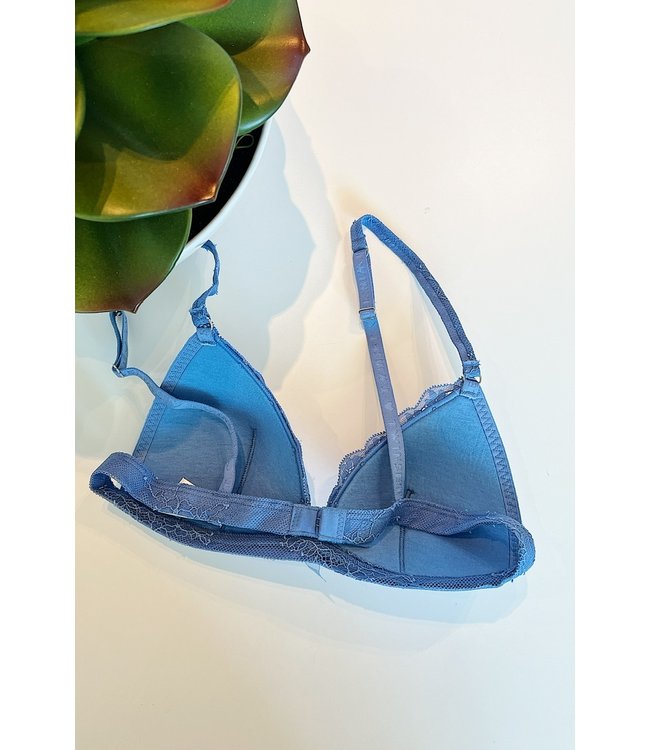 Twin-Set Triangle Bra Powder Blue